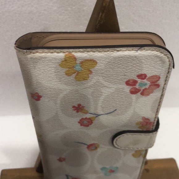 Coach Floral Leather IPhone 13 Phone Case - Picture 2 of 7